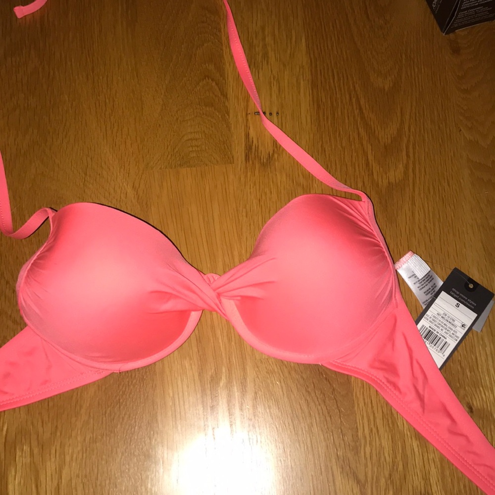 Pink bathing suit top